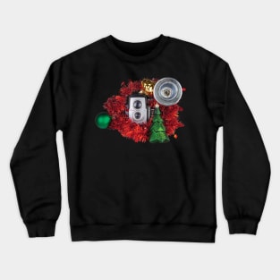 Vintage Christmas Camera Crewneck Sweatshirt